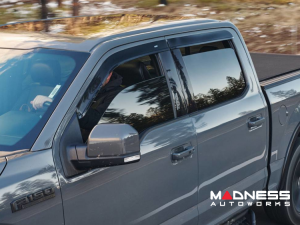 Jeep Renegade Window Deflectors- Husky - Low Profile - Ventvisors - Smoke