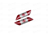 Canada Fender Emblem w/ Flag - Carbon Fiber