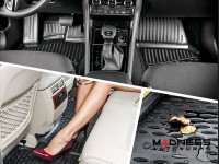Jeep Renegade All Weather Floor Mats - Front & Rear - Rubber - Black 