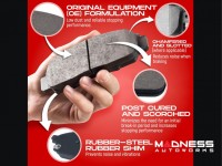Jeep Renegade Brake Kit - Front + Rear - R1 Concepts - Optimum OEp Brake Pads - eLINE Drilled + Slotted Rotors